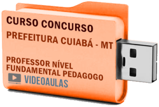 Concurso Prefeitura Cuiabá MT Professor Fundamental Pedagogia Curso Videoaulas